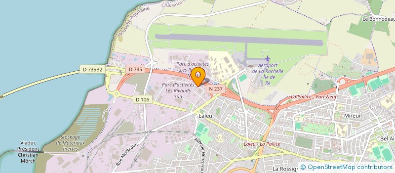 localisation de l'entreprise MONSIEUR JACKSON BLANDIN  LA ROCHELLE