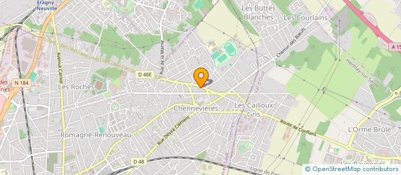 localisation de l'entreprise MONSIEUR JACKSON DEBERGUE  CONFLANS-SAINTE-HONORINE