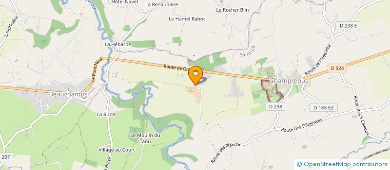 localisation de l'entreprise MONSIEUR JACKSON DIBLEY  CHAMPREPUS