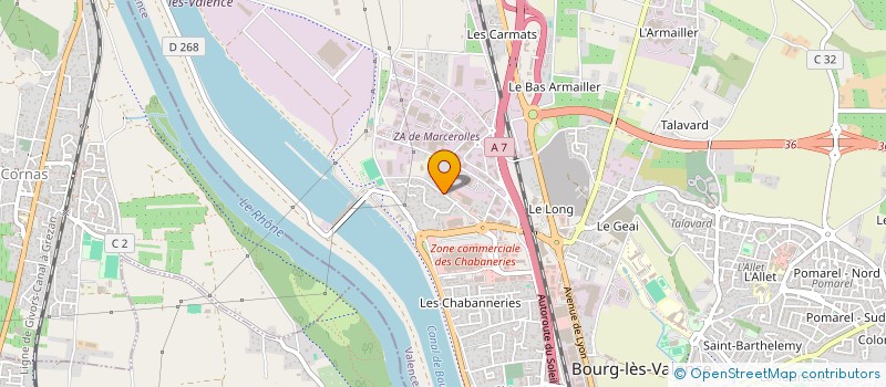 localisation de l'entreprise MONSIEUR JACKSON DUJARDIN  BOURG-LES-VALENCE