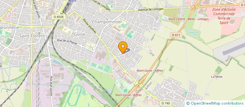 localisation de l'entreprise MONSIEUR JACKSON LADOWICHT  NIORT