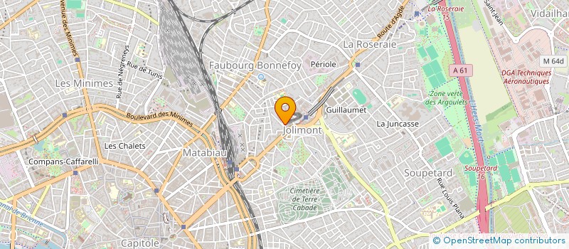 localisation de l'entreprise MONSIEUR JACKSON MOORE à TOULOUSE
