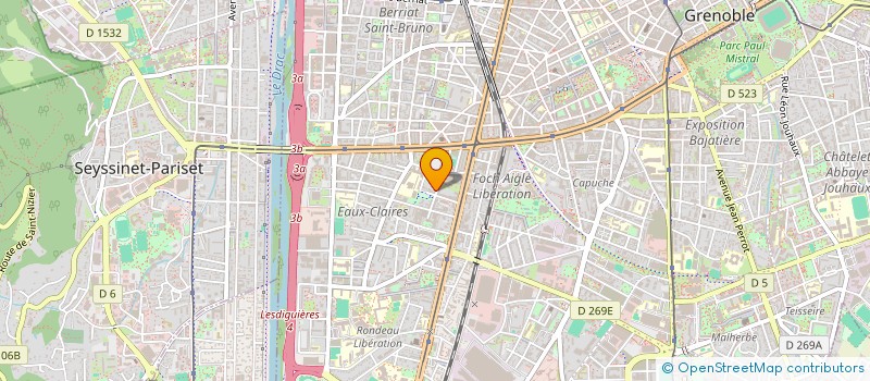 localisation de l'entreprise MONSIEUR JACKSON MUKWAYA MUKWAYA à GRENOBLE