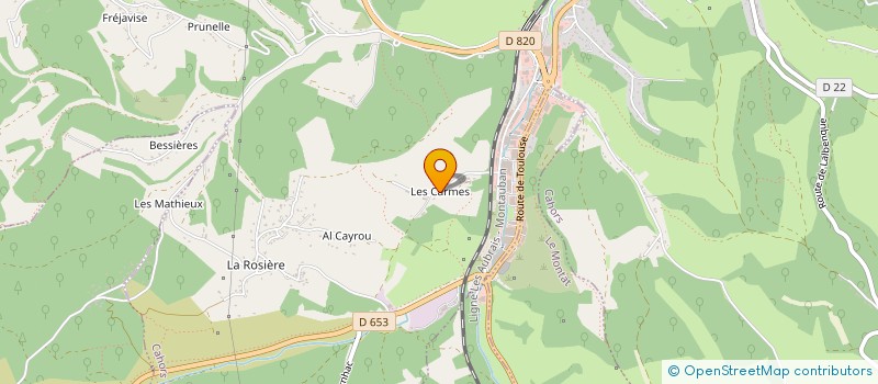 localisation de l'entreprise MONSIEUR JACKSON ROZEL  CAHORS