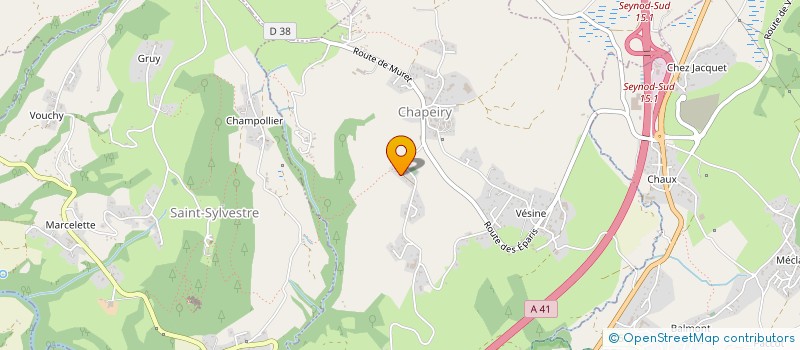 localisation de l'entreprise MONSIEUR JACKY ABOULY  CHAPEIRY