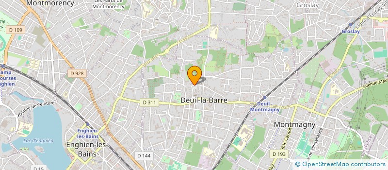 localisation de l'entreprise MONSIEUR JACKY AGUILAR à DEUIL-LA-BARRE