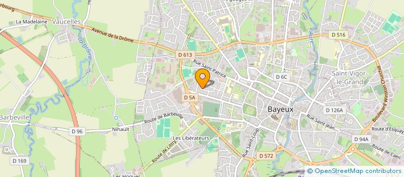 localisation de l'entreprise MONSIEUR JACKY AIMABLE  BAYEUX