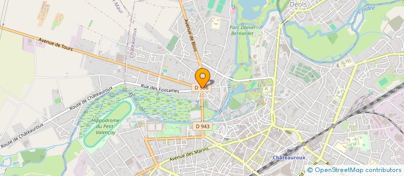 localisation de l'entreprise MONSIEUR JACKY ANDRE à CHATEAUROUX