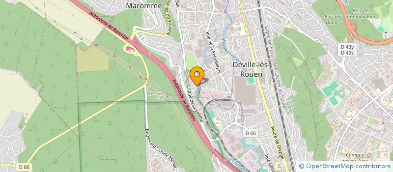 localisation de l'entreprise MONSIEUR JACKY ANDUEZA  CANTELEU