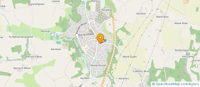 localisation de l'entreprise MONSIEUR JACKY AUDIC à CAUDAN