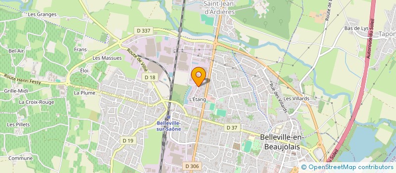 localisation de l'entreprise MONSIEUR JACKY AULOY  BELLEVILLE-EN-BEAUJOLAIS