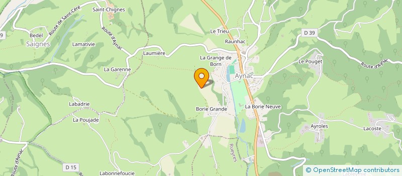 localisation de l'entreprise MONSIEUR JACKY AYROLES à AYNAC
