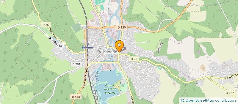 localisation de l'entreprise MONSIEUR JACKY BACHELOT  BRIONNE