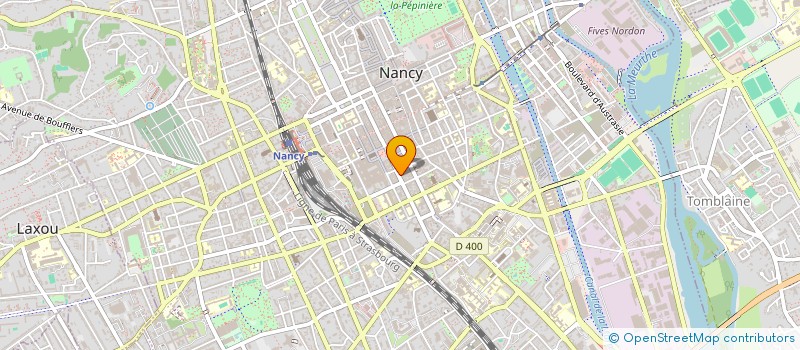 localisation de l'entreprise MONSIEUR JACKY BALDINI à NANCY