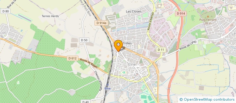 localisation de l'entreprise MONSIEUR JACKY BAQUER  ELNE