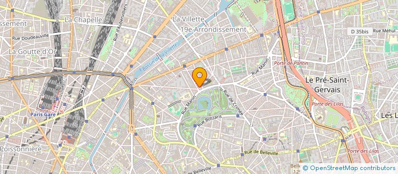 localisation de l'entreprise MONSIEUR JACKY BARDIN  PARIS