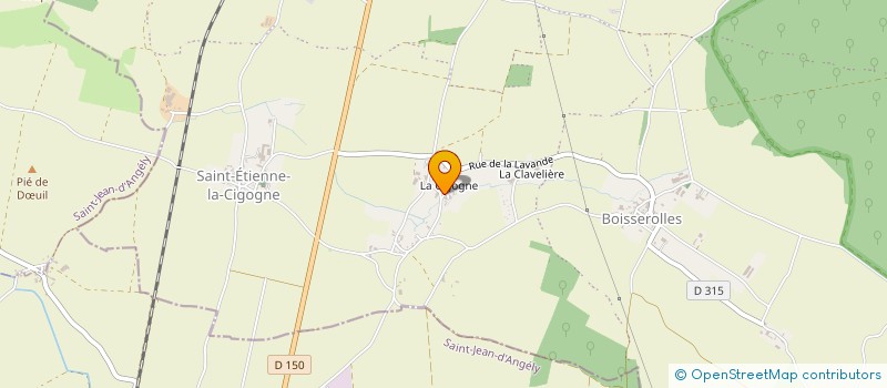 localisation de l'entreprise MONSIEUR JACKY BARRAUD  PLAINE-D'ARGENSON