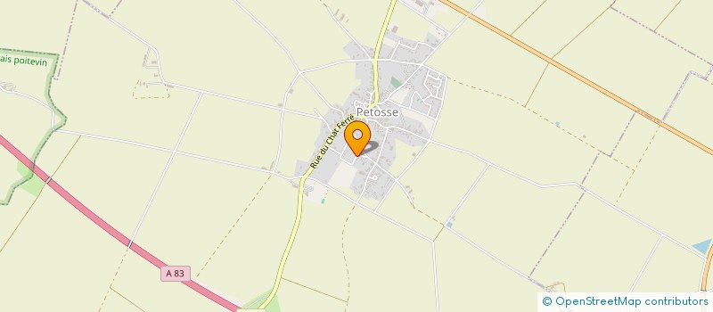 localisation de l'entreprise MONSIEUR JACKY BARRAUD  PETOSSE