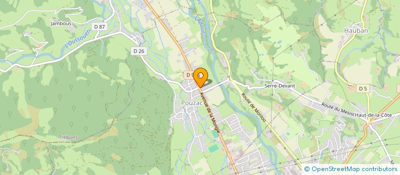 localisation de l'entreprise MONSIEUR JACKY BARRER  BAGNERES-DE-BIGORRE