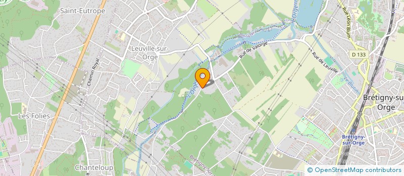 localisation de l'entreprise MONSIEUR JACKY BAUER à BRETIGNY-SUR-ORGE