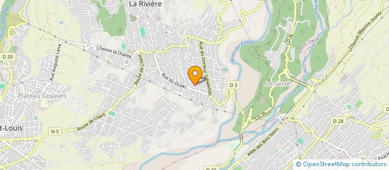 localisation de l'entreprise MONSIEUR JACKY BAX  SAINT-LOUIS