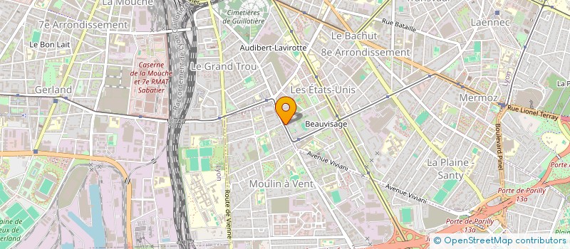 localisation de l'entreprise MONSIEUR JACKY BAYLE  LYON