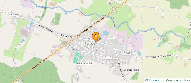 localisation de l'entreprise MONSIEUR JACKY BEGUIN-LANCELOT  RENAZE