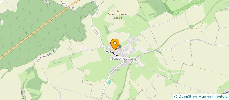 localisation de l'entreprise MONSIEUR JACKY BELLETTRE  NUX-LES-AUXI