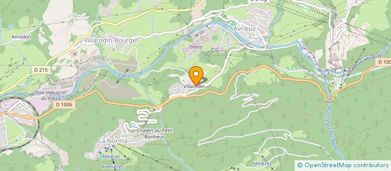 localisation de l'entreprise MONSIEUR JACKY BELLISSAND  VILLARODIN-BOURGET