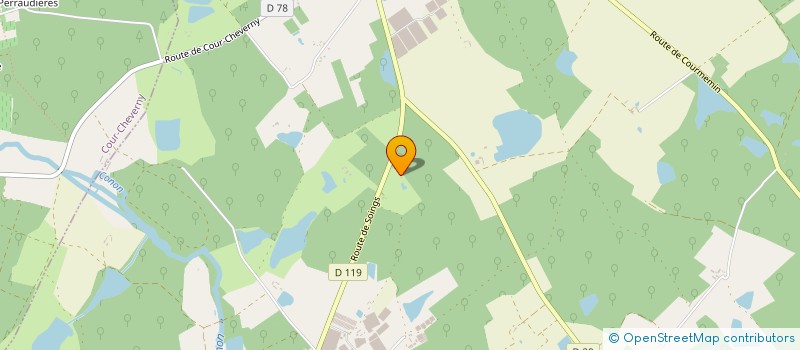 localisation de l'entreprise MONSIEUR JACKY BERGE  FONTAINES-EN-SOLOGNE