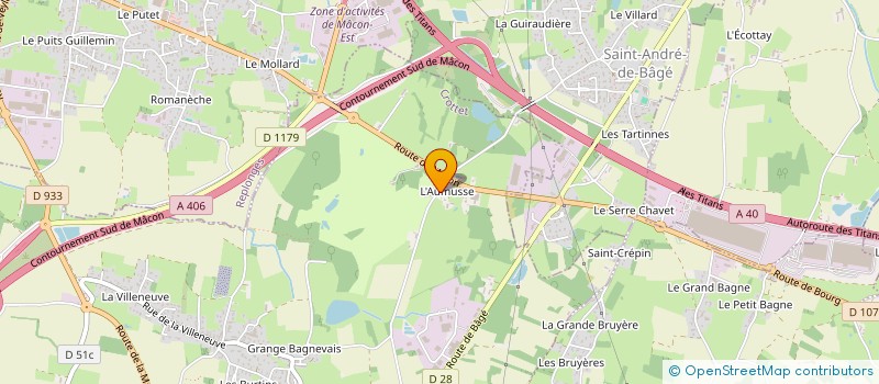 localisation de l'entreprise MONSIEUR JACKY BERNARD LAURENT  CROTTET