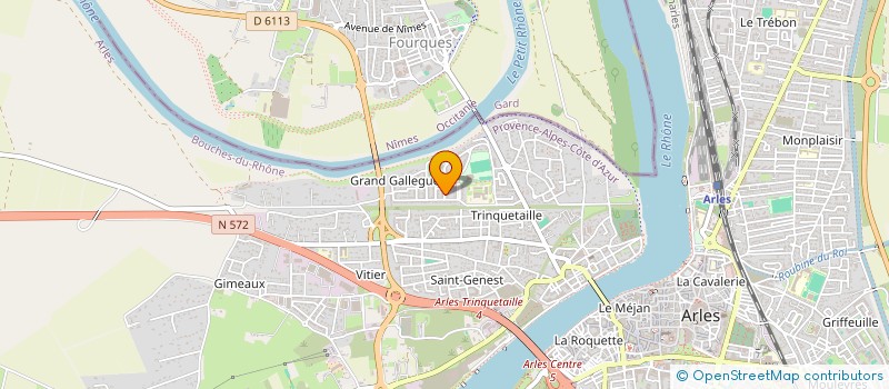 localisation de l'entreprise MONSIEUR JACKY BEROUD  BEAUCAIRE