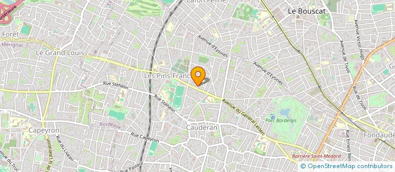 localisation de l'entreprise MONSIEUR JACKY BESSE  BORDEAUX