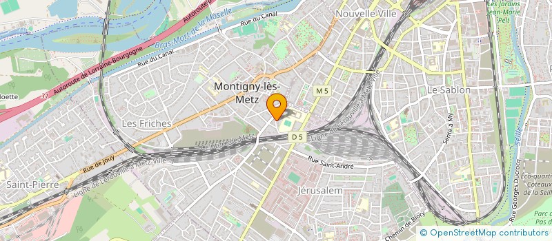 localisation de l'entreprise MONSIEUR JACKY BICELLI  MONTIGNY-LES-METZ
