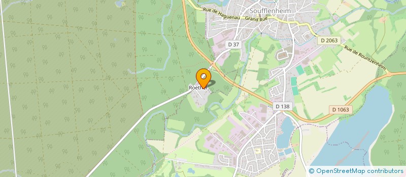 localisation de l'entreprise MONSIEUR JACKY BILDSTEIN  SOUFFLENHEIM