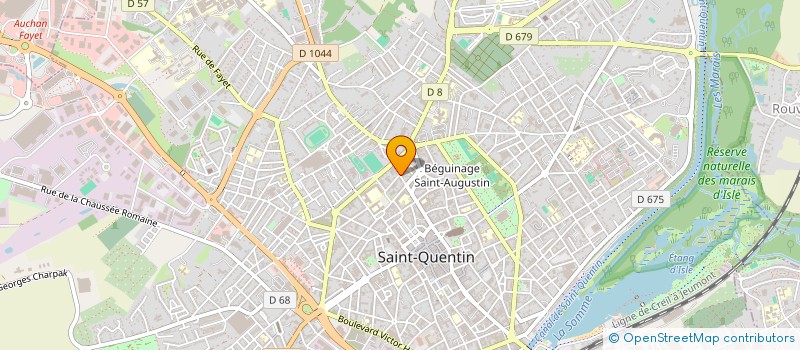 localisation de l'entreprise MONSIEUR JACKY BLANC à SAINT-QUENTIN