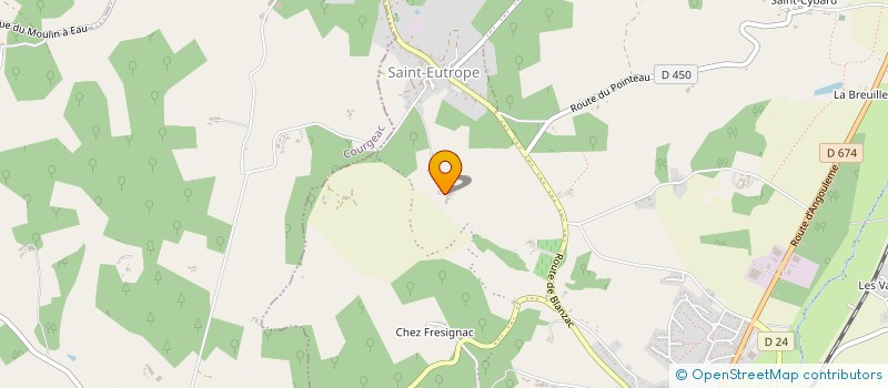 localisation de l'entreprise MONSIEUR JACKY BLANDINEAU  MONTMOREAU