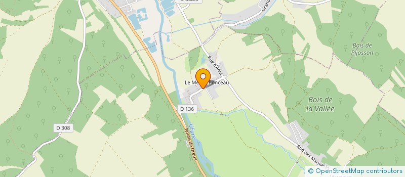 localisation de l'entreprise MONSIEUR JACKY BLONDELLE à VILLEMEUX-SUR-EURE