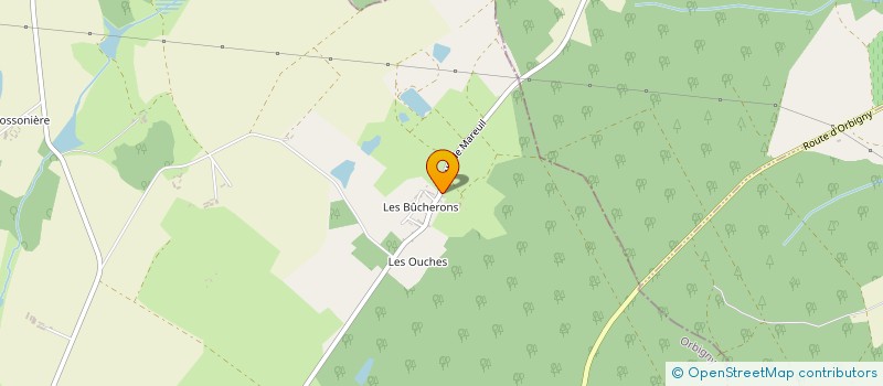 localisation de l'entreprise MONSIEUR JACKY BODARD à ORBIGNY