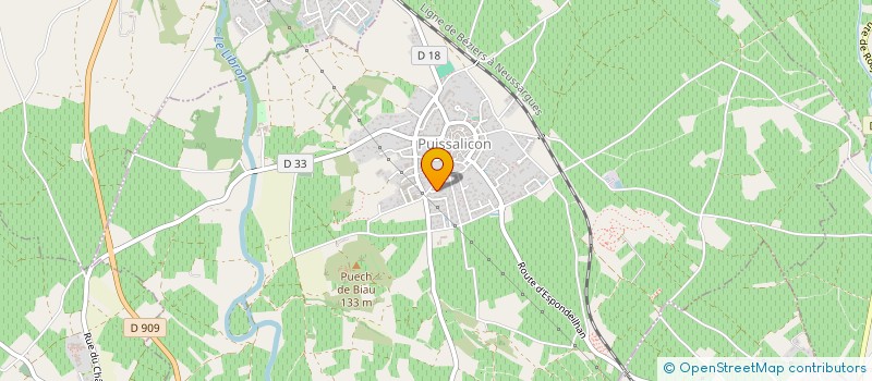 localisation de l'entreprise MONSIEUR JACKY BONNET  PUISSALICON