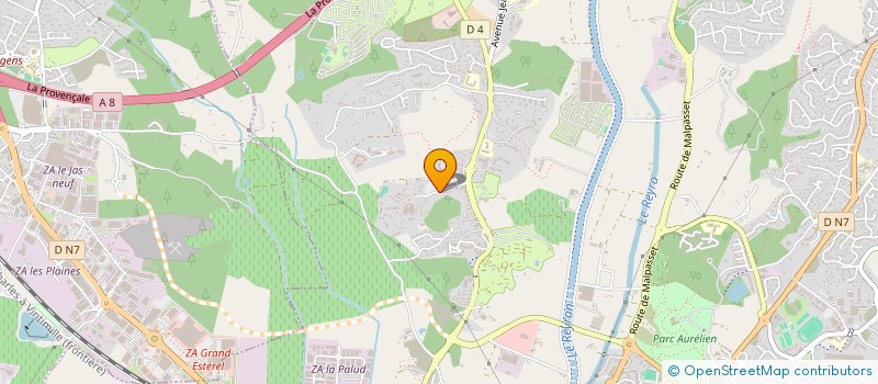 localisation de l'entreprise MONSIEUR JACKY BONNIS à FREJUS