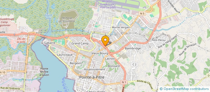 localisation de l'entreprise MONSIEUR JACKY BORILLA  LES ABYMES