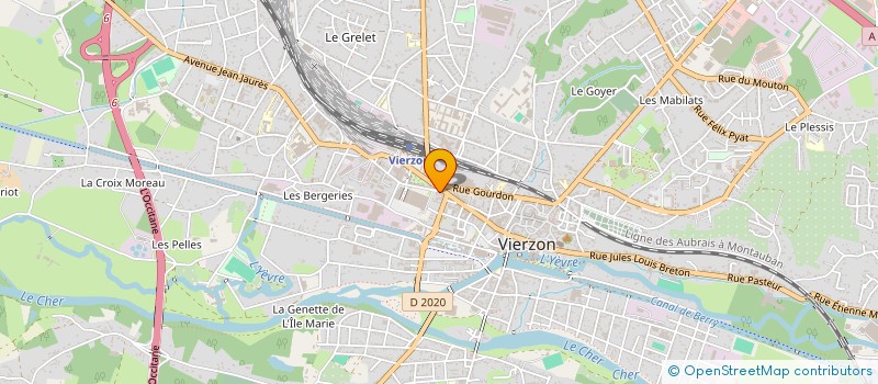 localisation de l'entreprise MONSIEUR JACKY BOUARD à VIERZON