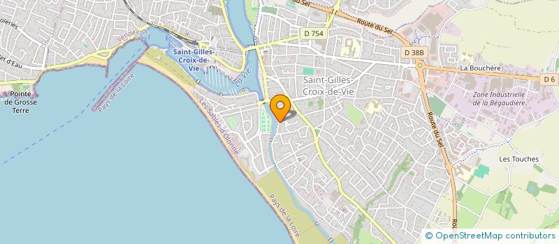 localisation de l'entreprise MONSIEUR JACKY BOUCHET  SAINT-GILLES-CROIX-DE-VIE