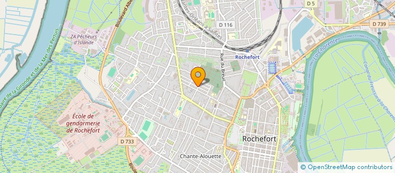 localisation de l'entreprise MONSIEUR JACKY BOUILLON à ROCHEFORT
