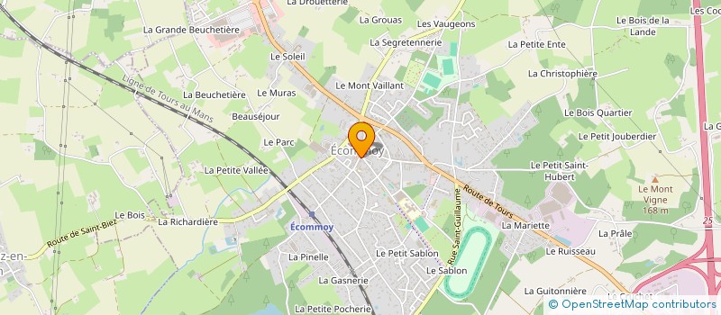 localisation de l'entreprise MONSIEUR JACKY BOULAY à ECOMMOY