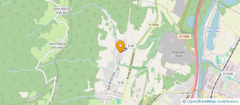 localisation de l'entreprise MONSIEUR JACKY BOURDARIAT  BARRAUX