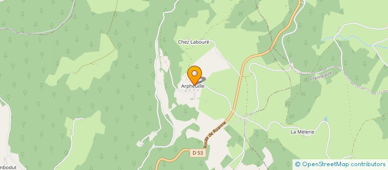 localisation de l'entreprise MONSIEUR JACKY BOURG  SAINT-JUST-EN-CHEVALET