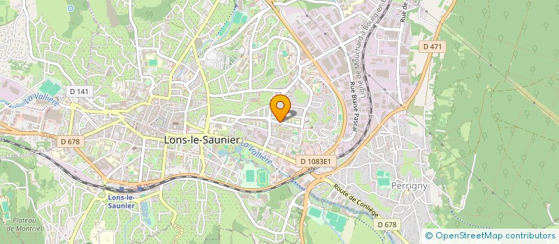 localisation de l'entreprise MONSIEUR JACKY BOURGEOIS  LONS-LE-SAUNIER