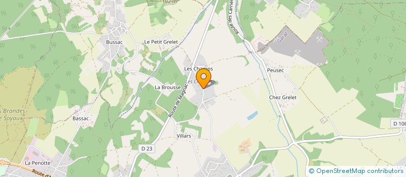 localisation de l'entreprise MONSIEUR JACKY BOURON  GARAT